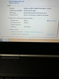 dell latitude e5420 laptop 4gb Ram 2nd Gen I5 250gb HD No Battery/charger - Picture 1 of 7