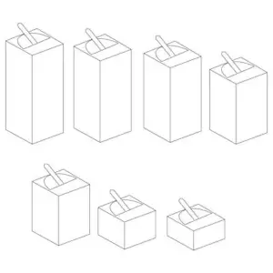 LOT OF 7 Pcs ACRYLIC RING DISPLAY SET COUNTERTOP DISPLAYS SHOWCASE DISPLAYS - Picture 1 of 3