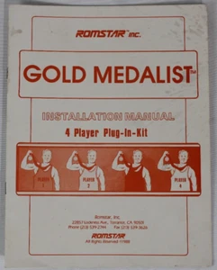 Romstar Gold Medalist Arcade Game Installation Manual - Picture 1 of 1