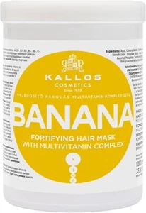 Kallos KJMN Banana Fortifying Hair Mask with multivitamin complex 1000ml - Picture 1 of 2