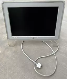 Vintage Apple Cinema Display 20" LCD Monitor A1038 2003 ADC Power Mac UNTESTED - Picture 1 of 24