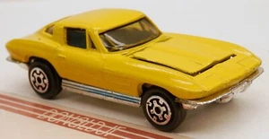 Chevrolet Corvette 1963 Kidco amarillo ventana dividida Chevy 63 con escala 64 - Imagen 1 de 2