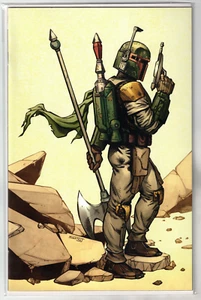 WAR OF THE BOUNTY HUNTERS ALPHA 1 Minkyu Jung Boba Fett VIRGIN Exclusive VARIANT - Picture 1 of 3