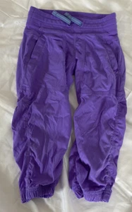 Ivivva girls Studio pant cropped unlined size 7 - Picture 1 of 6