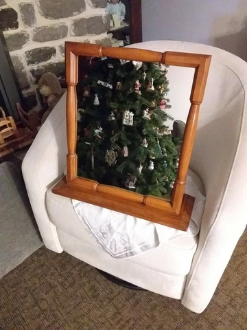 Vintage 1941 Davis Cabinet Co Knoxville TN Maple & Beech Chest Mirror #285 Cover
