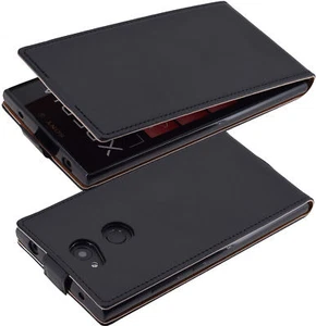 Flip-Style Bag Fold Mobile Phone Case Bumper Cover for the Sony Xperia L2 - Picture 1 of 9