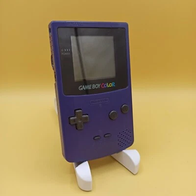 Nintendo GAME BOY COLOR CGB-001 Indigo Console Portatile ORIGINALE e FUNZIONANTE - Immagine 1 di 4
