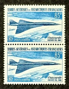 StampTLC France Southern & Antarctic Territory C18 Pair MNH Over $100 Cat EXTRAS - Picture 1 of 2