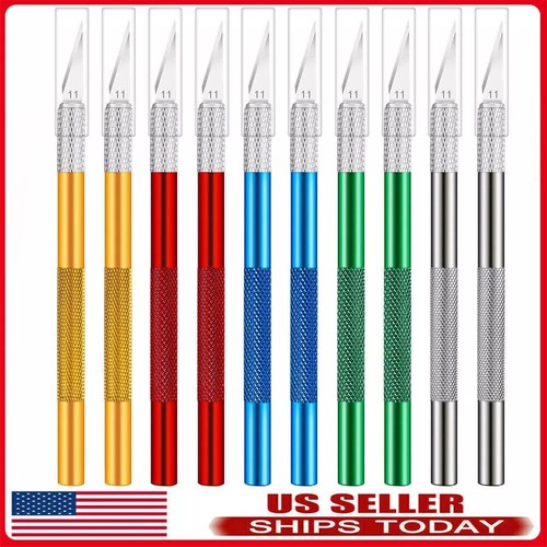 10pcs Hobby Razor Knife Set Exacto Blades Xacto For Cutting Creation Of ...