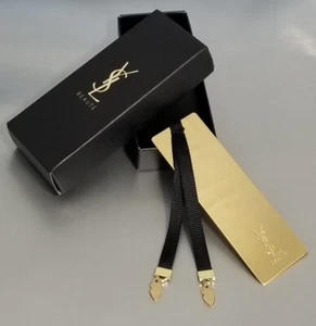 YSL Beaute GWP Lip Bookmark Gold Metal Page Marker NIB - Picture 1 of 9