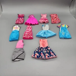 10x Doll Dresses Lot Mixed Styles Fits 11.5" Fashion Dolls Play Clothes - Foto 1 di 11