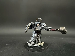 Warhammer 40k Lobos Espaciales Arjac Puño de Roca Listo Para Enviar Pro Pintado - Imagen 1 de 5