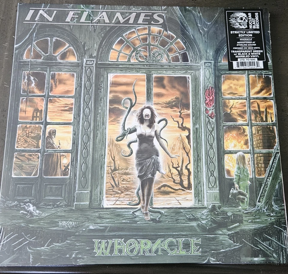 In Flames Whoracle Vinyl Transparent Green Limited to 500 - Image 1 of 2