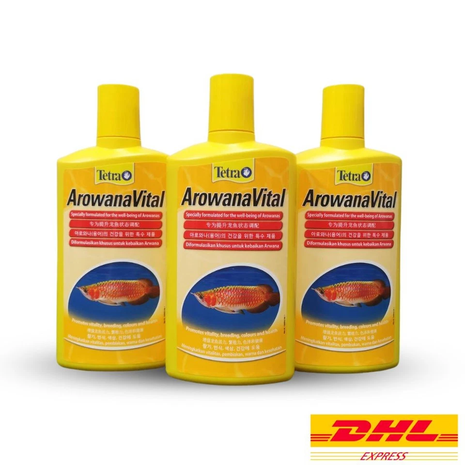 3X Tetra Arowana Vital 500ml Liquid Supplement for Aquarium Fish Health | DHL - Image 1 of 3