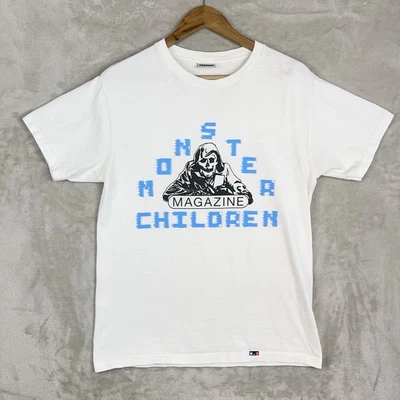 Camiseta Monster Children Magazine Para Hombre Mediana Algodón Blanco Horror Rara Foto 1 de 4