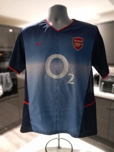 Nike Arsenal 2002 2004 O2 Invincibles Away Rare 3rd Shirt Size Adult Medium - Picture 1 of 10