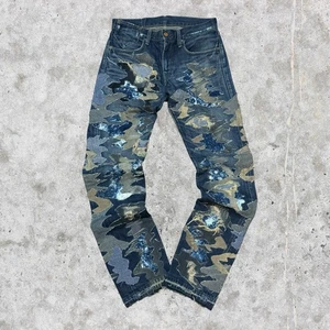 Japanese Levi's 501 30x34 Undercover Runway AW05 “Arts & Crafts” Similar Style - Picture 1 of 8