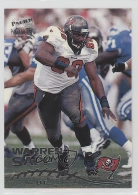 1998 Pacific Paramount Silver Warren Sapp #231 HOF - Image 1 of 2
