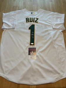 Esteury Ruiz Signed Autographed Oakland  Athletics Jersey JSA Coa - Picture 1 of 3