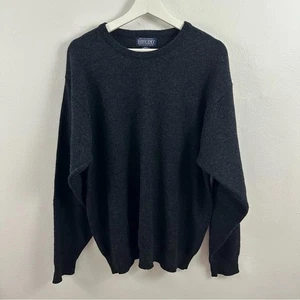 Lands' End Blue Wool  Men's Sweater Size L - Picture 1 of 5