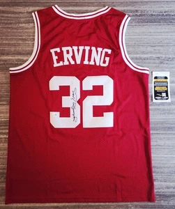 Dr. J Julius Erving signiertes UMASS Basketball Trikot NBA HOF LEGEND JSA - Bild 1 von 4