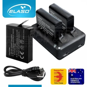 Replacement Battery USB Dual Charger for GoPro Hero 4 4+ Action Camera - Picture 1 of 10