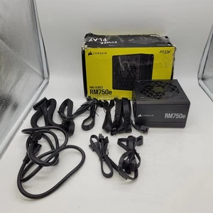 Corsair RM750e Fully Modular Power Supply - 80 Plus Gold -NOT WORKING- - Afbeelding 1 van 6