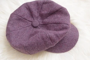 Joules Tweed 100% Wool Baker Boy Style Country Style Ladies Hat M/L - Picture 1 of 4