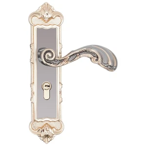 Cerradura de puerta retro, cerradura de puerta con asas, cerradura de puerta con llave - Imagen 1 de 6