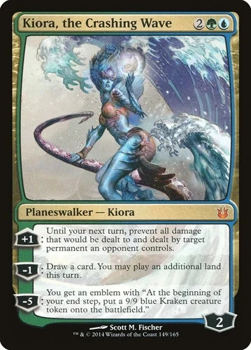 Kiora, the Crashing Wave BNG NM MTG - Image 1 of 1