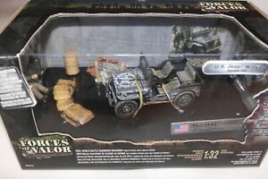 FORCES OF VALOR 1:32 US WILLY'S JEEP 11TH ARMORED DIV BASTOGNE 1944