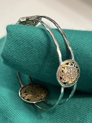 Brazalete Brazalete Silpada Plata de Ley, Bronce "Novela Romance" B2415 ¡Nuevo! $229 Foto 1 de 4