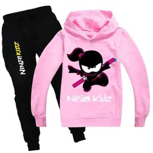 Hooded Spy NINJA Kids Clothing pullover Hoodies Pants Tops Sweatshirt X'MAS GIFT - Picture 1 of 50