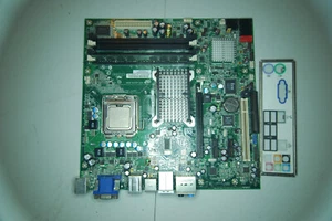 Gateway GM5632E motherboard w/Core2 Duo SLA5E 1.8Ghz cpu 1Gb ram and I/O plate - Picture 1 of 2