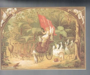 PRINT , CARD , REPRINT of 1881 AUSTRALIAN CHRISTMAS CARD , JOHN SANDS - Picture 1 of 1