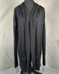 Lululemon Calm and Collected Wrap Black Women’s S Cardigan Sweater Yoga Casual - Picture 1 of 11