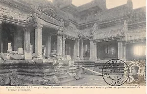 CPA CAMBODGE / ANGKOR VAT / 3e ETAGE / ESCALIER RESTAURE - Picture 1 of 1
