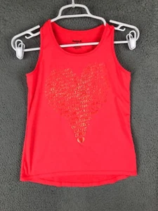 Reebok Girls Sleeveless Orange Tank Top Size M 10-12 - Picture 1 of 9