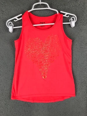 Camiseta sin mangas naranja Reebok para niñas talla M 10-12 Foto 1 de 4
