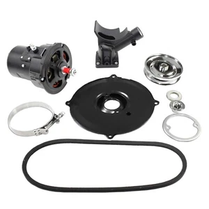 Complete Black VW 75 Amp Alternator Kit Type 1 and 2 VOLKSWAGEN Bug Bus Ghia - Picture 1 of 4