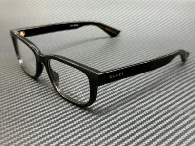 GUCCI GG1584O 001 Black Men's Medium 53 mm Eyeglasses - Image 1 of 4