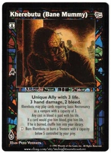 Kherebutu (Bane Mummy) Ancient Hearts V:TES VTES Vampire CCG - Picture 1 of 1