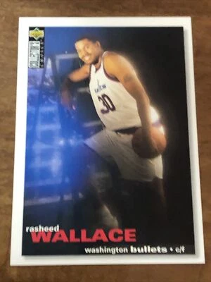 1995-96 Collector’ Choice Rasheed Wallace Rookie #239 - Image 1 of 2