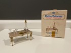 Vintage Petite Princess Palace Table W/Accessories Dollhouse Furniture 4431-3