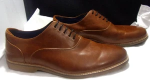 STEVE MADDEN Nunan -TAN/BROWN PU& LEATHER UPPER  DRESS SHOES Size 8 - Picture 1 of 8