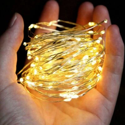 Warm White USB Fairy String Light 5M Copper Wire Outdoor Party Wedding Garland - Image 1 of 4