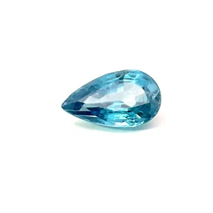 5.54cts Natural Gemstone Blue Zircon from Cambodia - Pear Shape - 24811RGT - Picture 1 of 4
