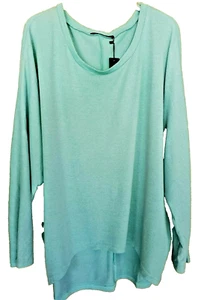 Zanzea Collection NEW PS 2XL Thin Knit Dolman Slv Top Scoop Neck Washable - Picture 1 of 4
