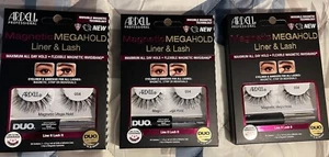 3 Revestimientos y pestañas magnéticas Ardell Megahold... al por menor $18 por caja - Imagen 1 de 5
