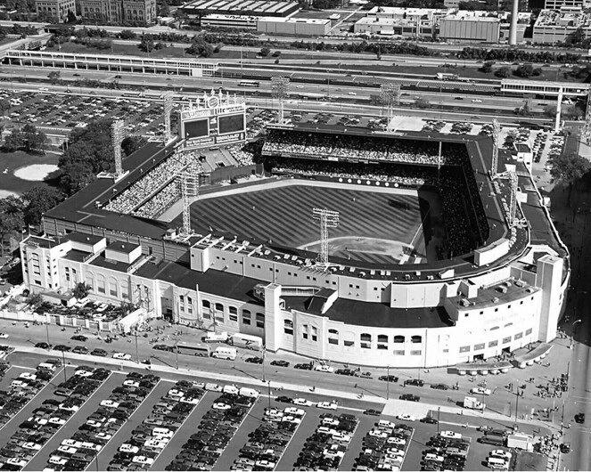 Chicago White Sox COMISKEY PARK Glossy 8x10 Photo Print Stadium Poster - Image 1 of 1